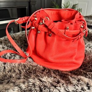Tangerine Alexander Wang Diego Bucket Bag